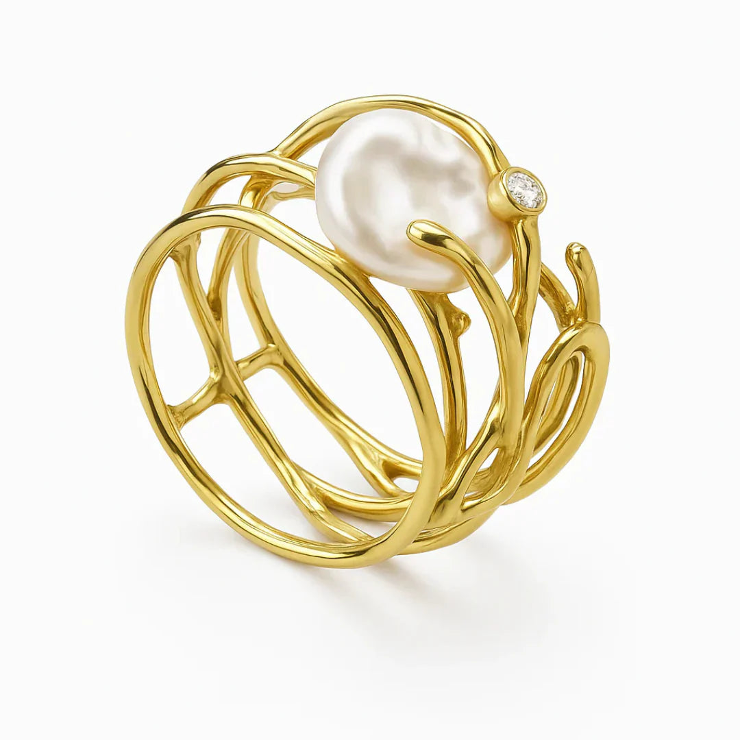 ZADIYA™ | BARCELONA GOLD RING