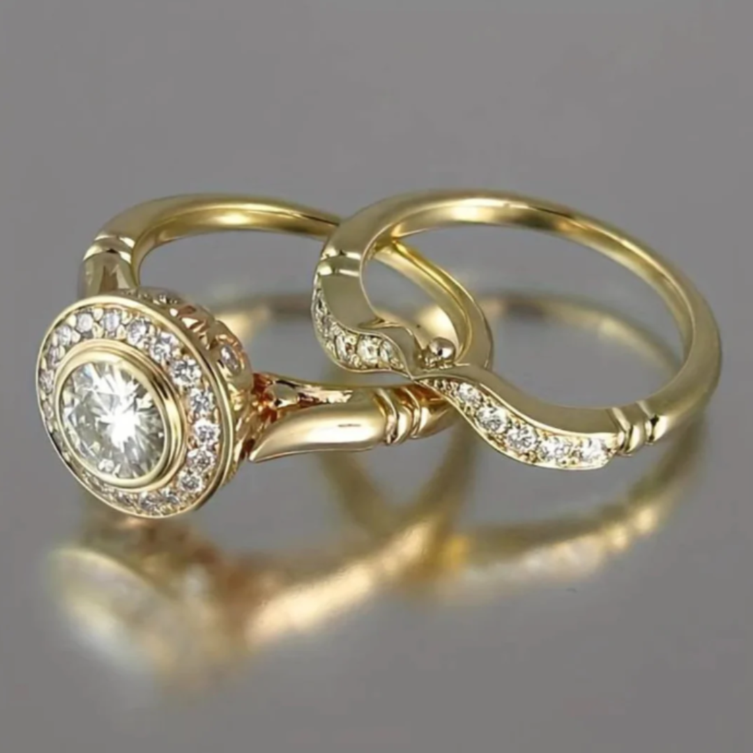 ZADIYA™ | Angelique Vintage Ring with Cut Zirconia