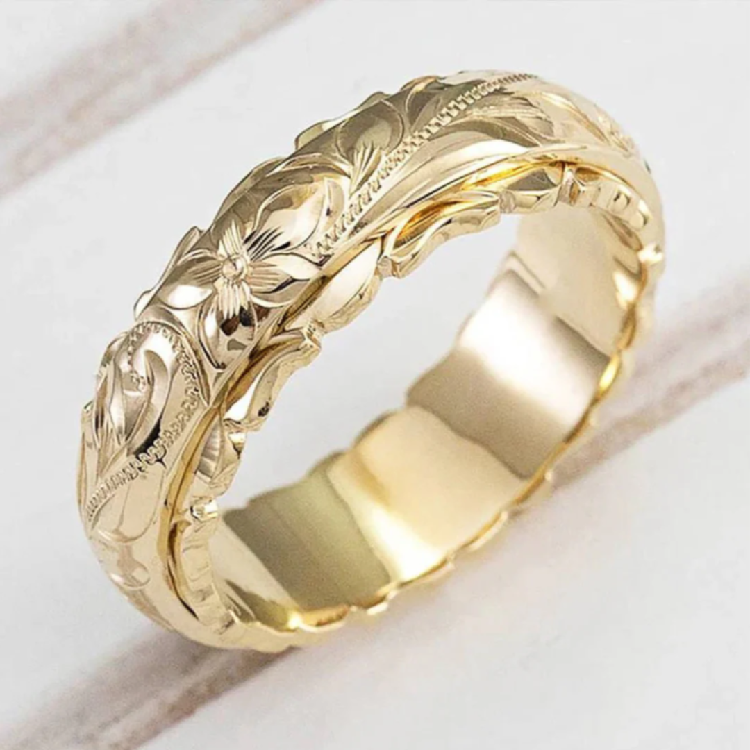 ZADIYA™ | Vintage Ring with Floral Details