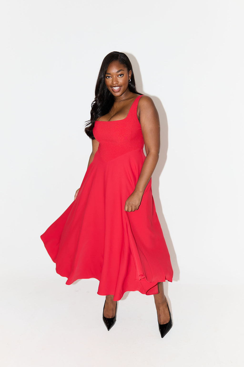 ZADIYA™ | Timeless Flowy Midi Dress