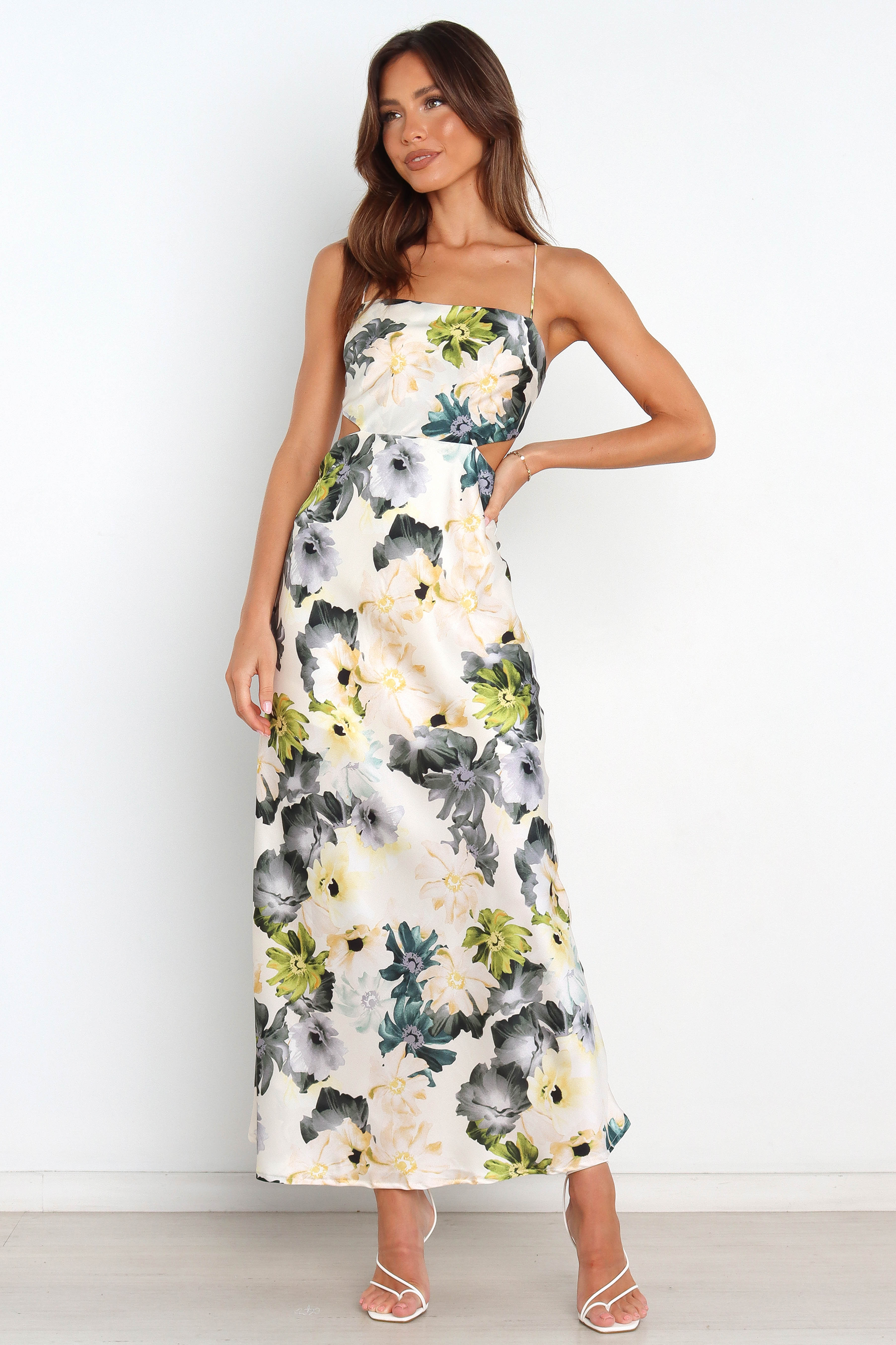 ZADIYA™ | FLORAL PRINT MAXI DRESS