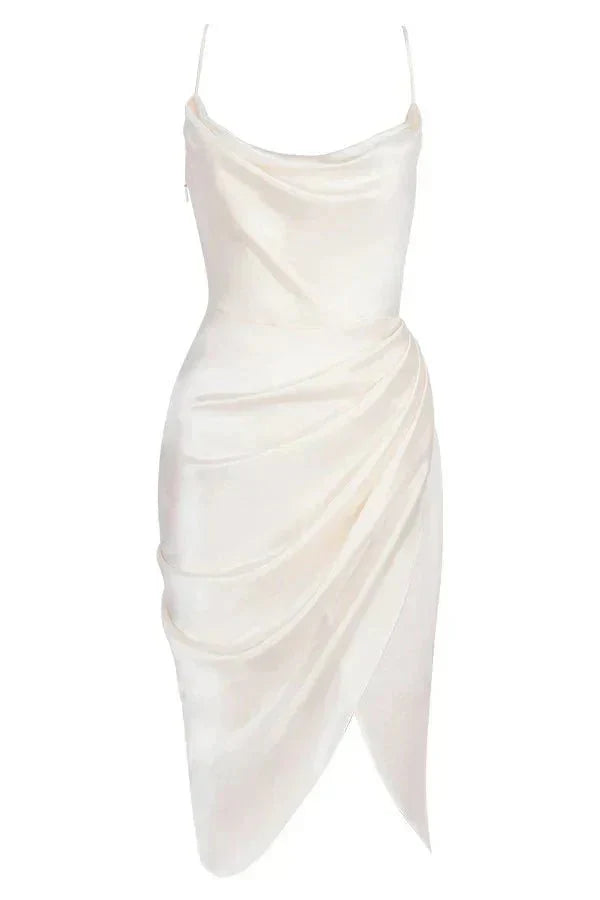 ZADIYA™ | SILK CORSET MAXI DRESS