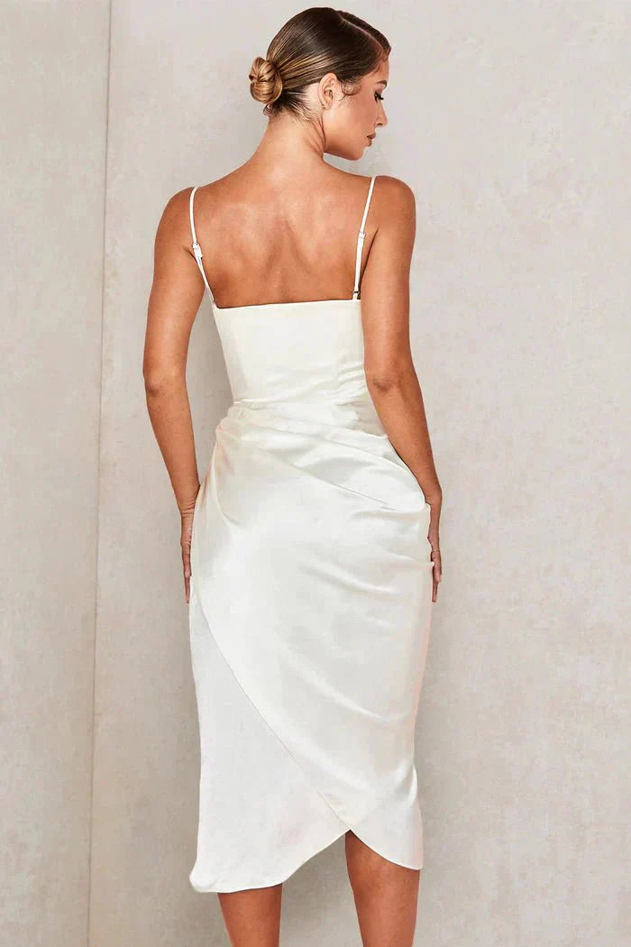 ZADIYA™ | SILK CORSET MAXI DRESS