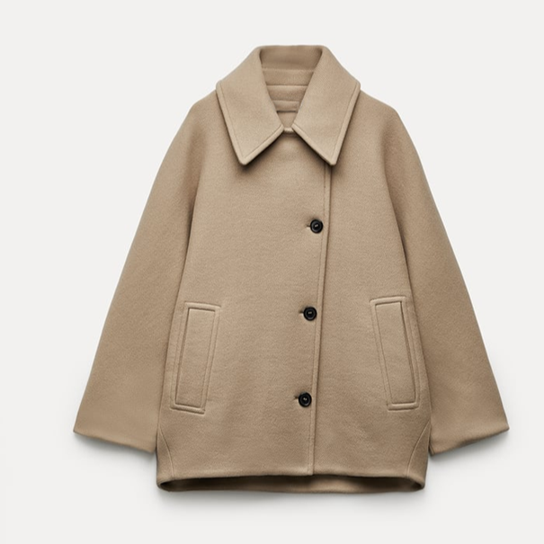 ZADIYA™ | Oversized Wool Coat